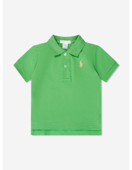 Green Polo Shirt for Baby Boys