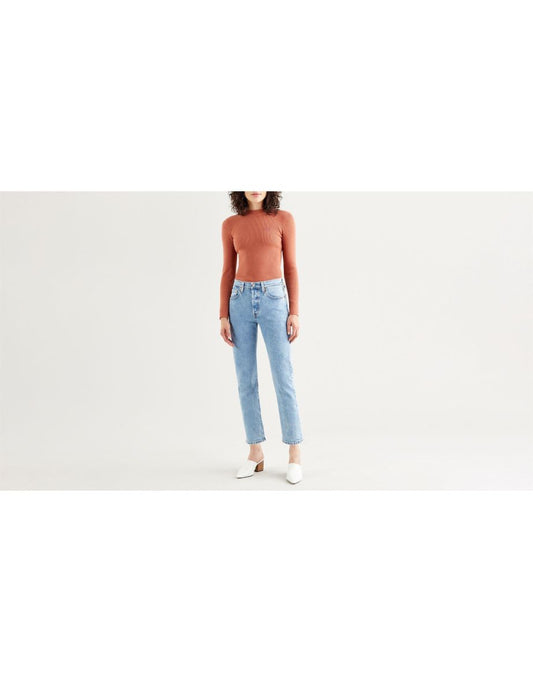 Jeans Levi's Blue Crop da donna