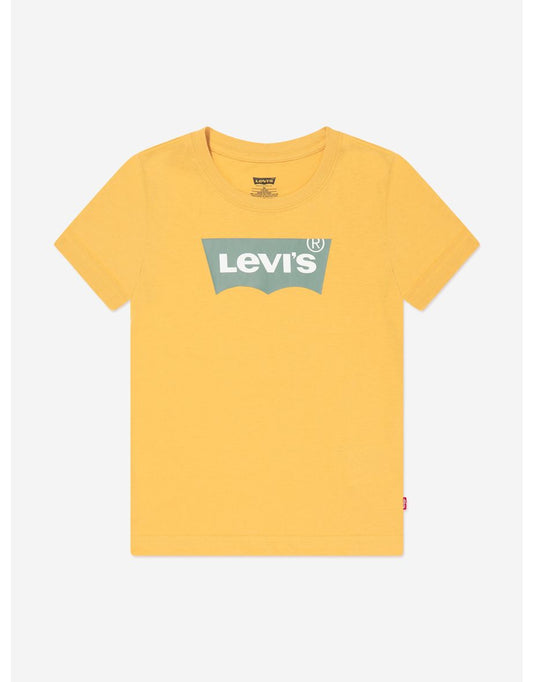 Yellow Boys' Batwing Logo T-Shirt