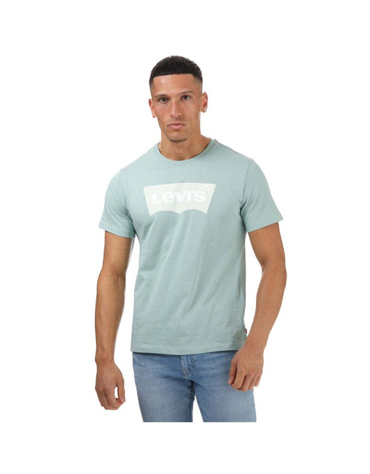 Camiseta Levi's Graphic Housemark Verde para hombre