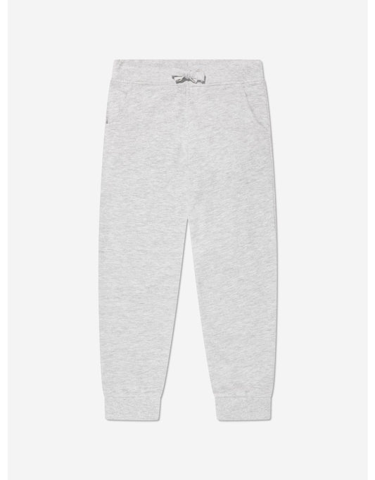 Joggers cinza com logotipo para meninos