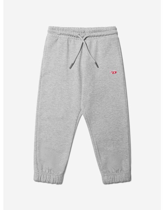 Joggers con logo da bambino in grigio