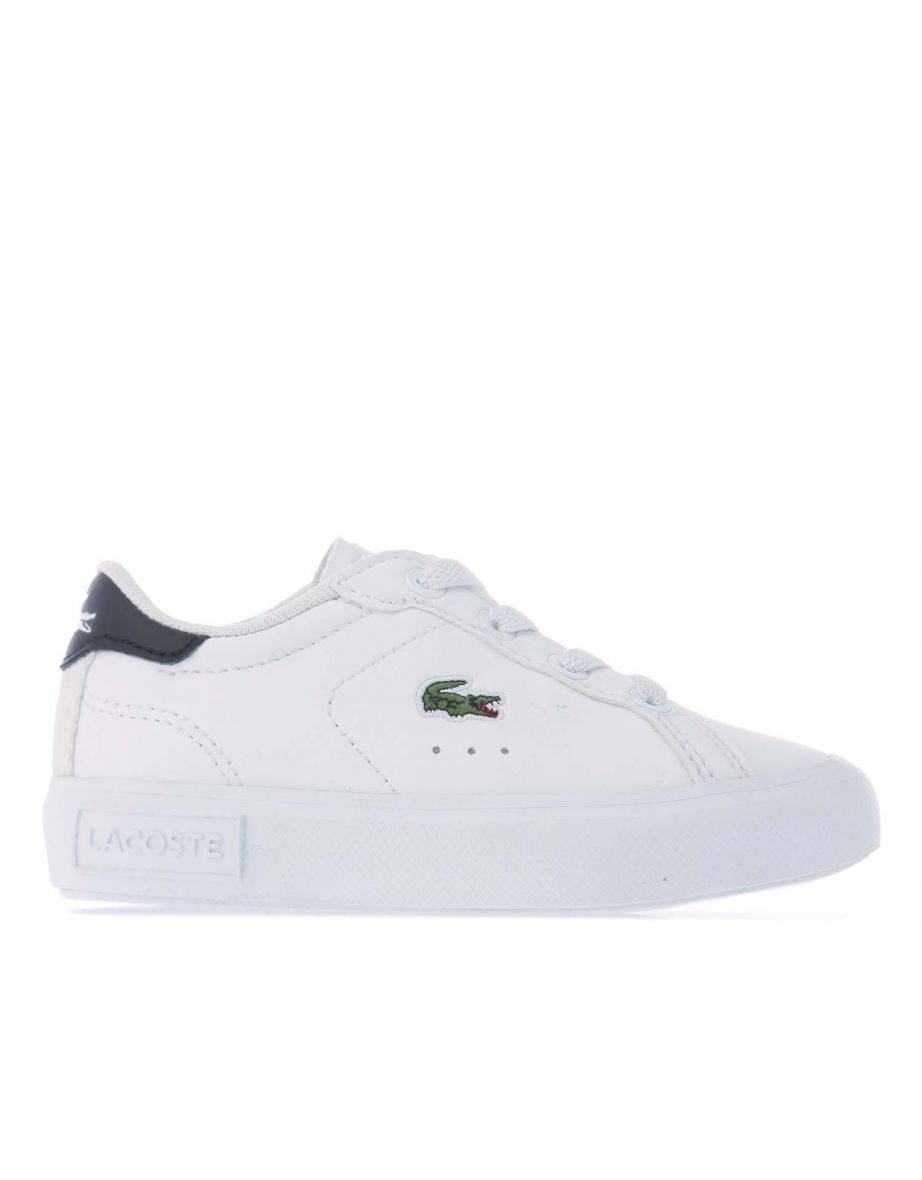 Tênis Lacoste Powercourt Infantil para Menino em Branco
