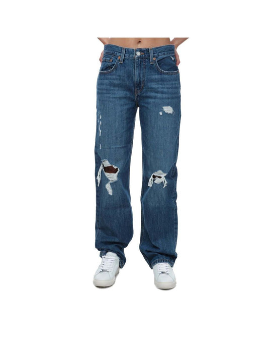 Jeans Levi's Low Pro Amplify It da donna in blu