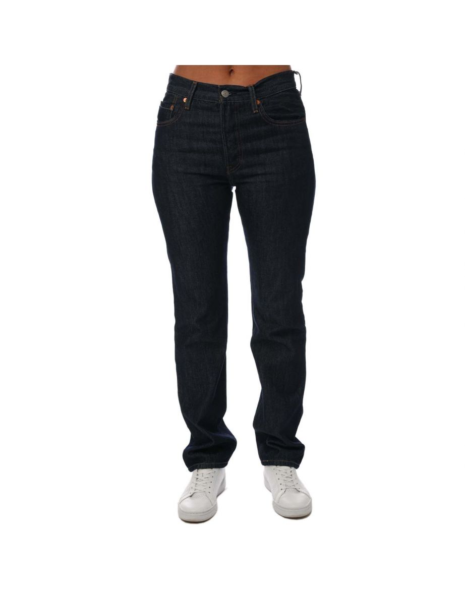 Jeans Levi's 501 Across A Plain Blue da donna