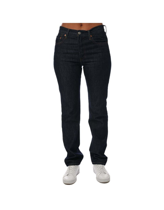 Jeans Levi's 501 Across A Plain Blue da donna