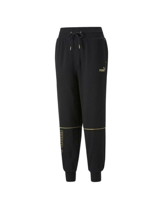 Calça Jogging Puma Deco Glam Feminina em Preto