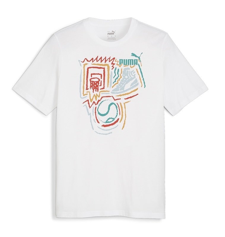 Camiseta Puma Graphics "Year of Sports" para hombre - Blanca