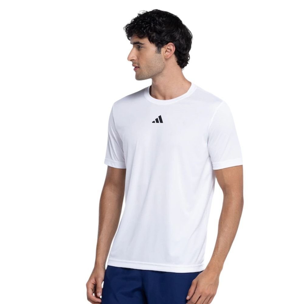 Maglietta da allenamento Adidas Basic White da uomo