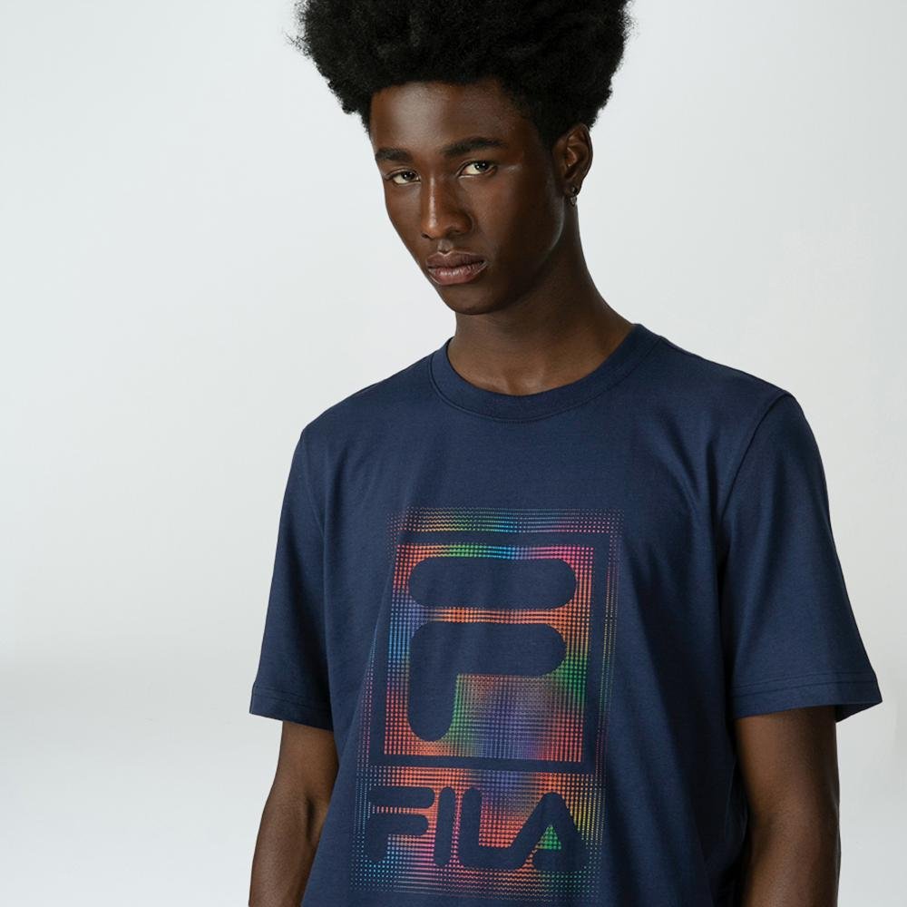 Camiseta Fila Colors Azul Hombre