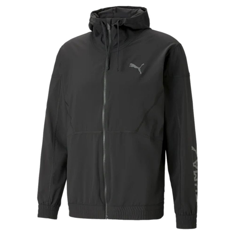 Chaqueta de entrenamiento Puma Fit Woven para hombre 522128-51 Negro