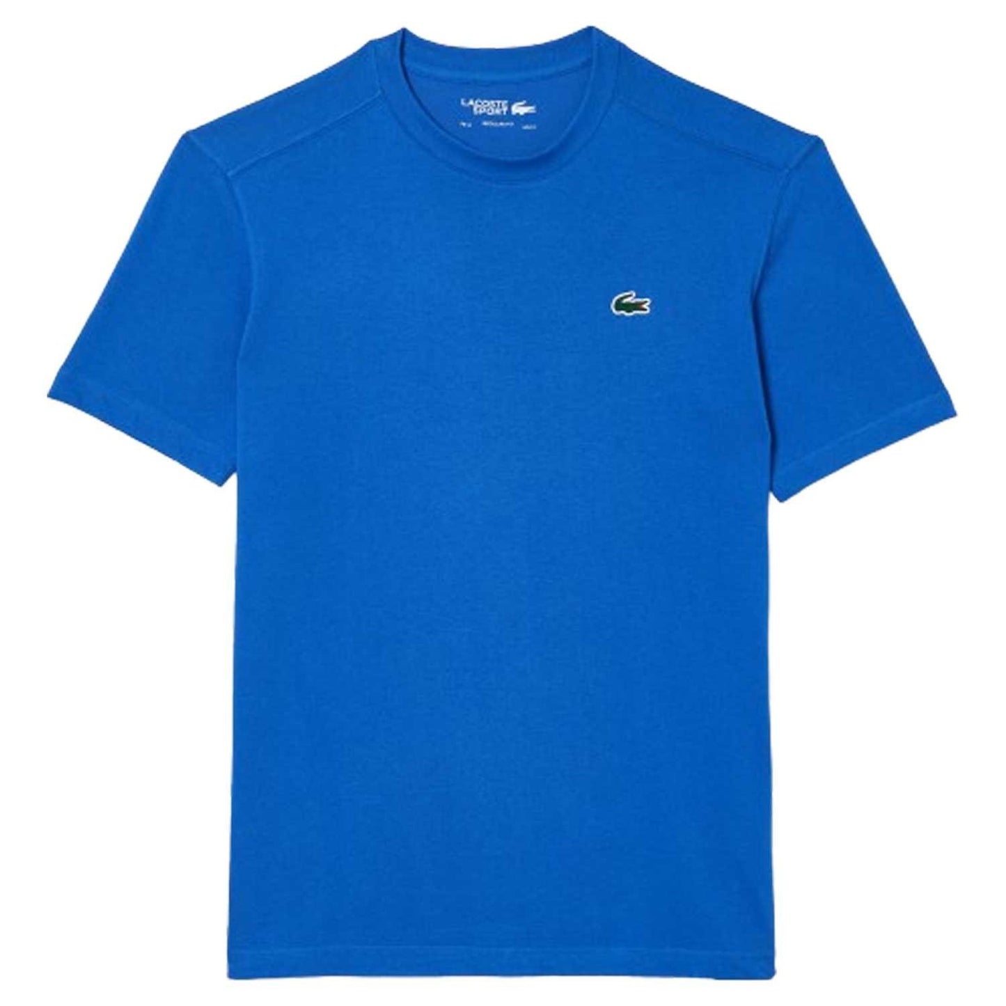 Camiseta deportiva de algodón Lacoste Ultra Dry para hombre - Azul real