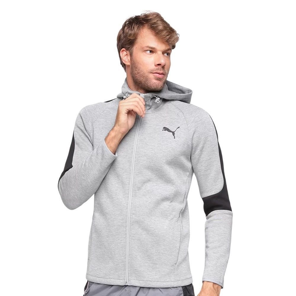 Giacca Puma Evostripe Core FZ Uomo - Grigio