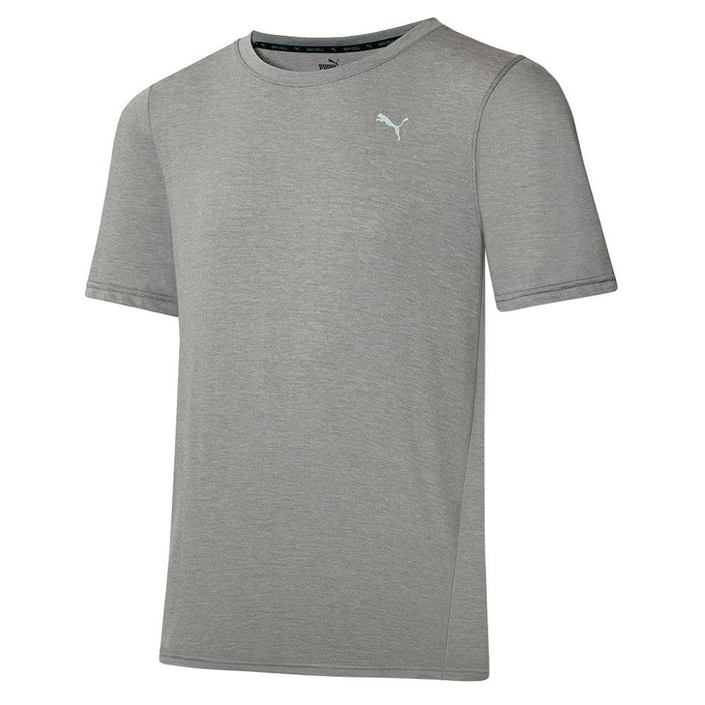 Camiseta Puma Performance Heather Gris Medio, Hombre