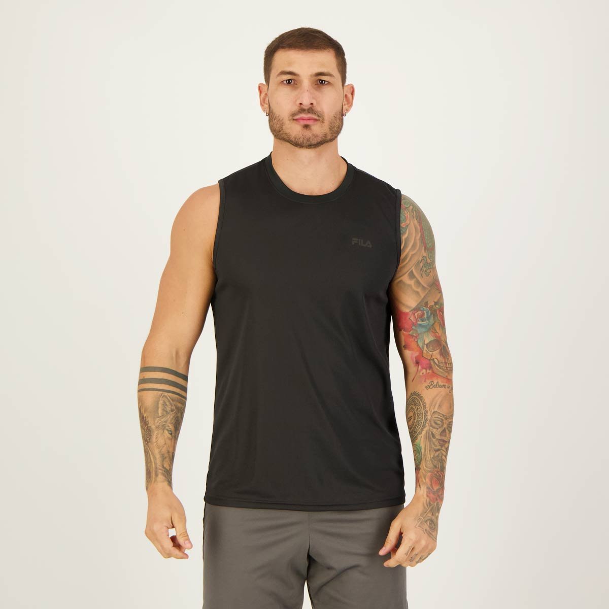 Camiseta de tirantes Fila Myler Negra