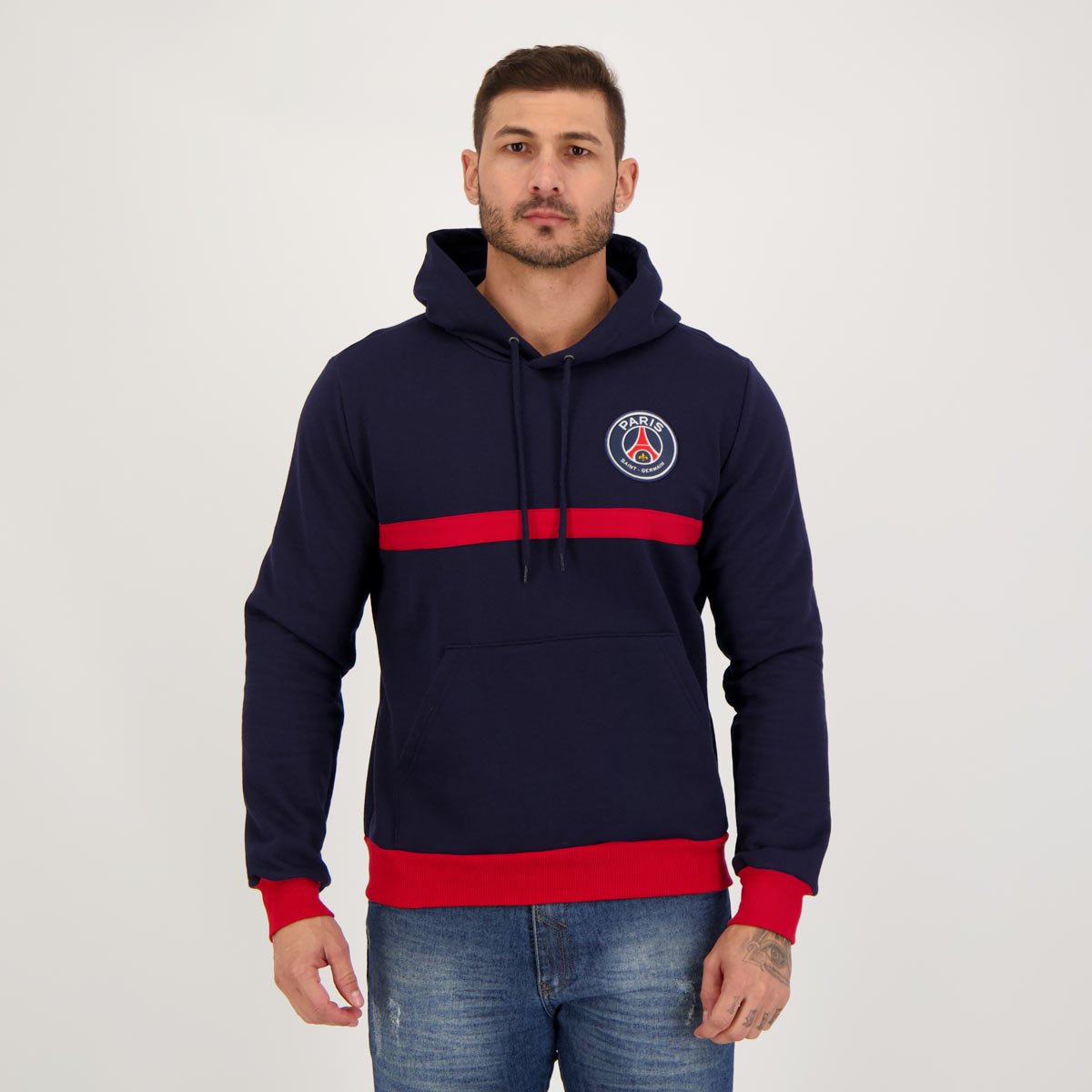 Sudadera polar azul marino del PSG