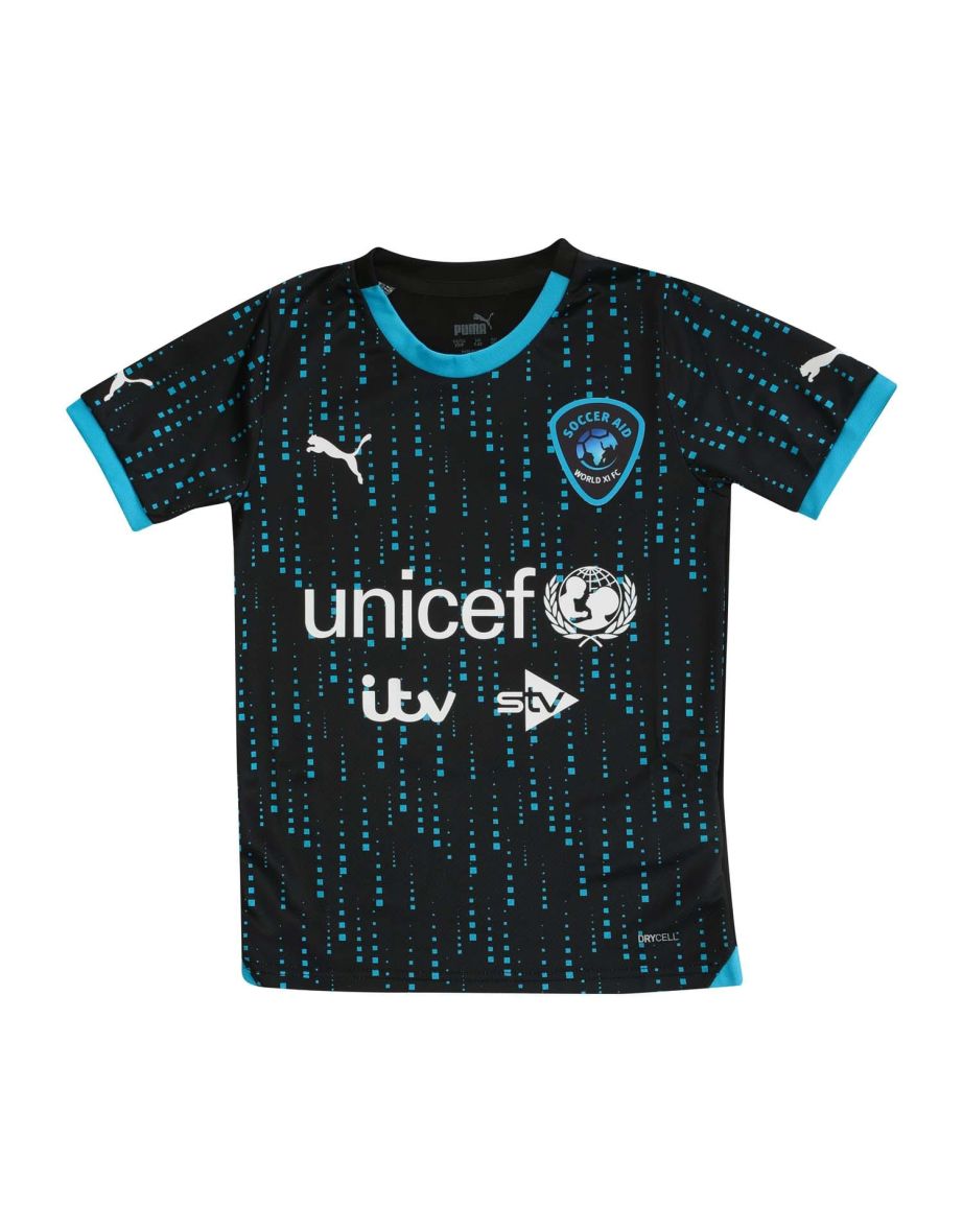 Maglia Puma Juniors SoccerAid 2022 Replica Bambino - Nero