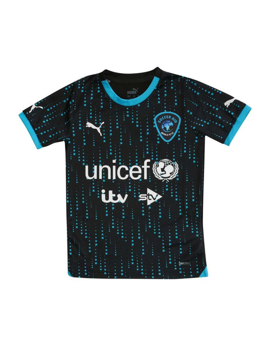 Maglia Puma Juniors SoccerAid 2022 Replica Bambino - Nero