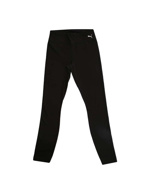 Meias-calças femininas pretas de desempenho de comprimento total da Puma