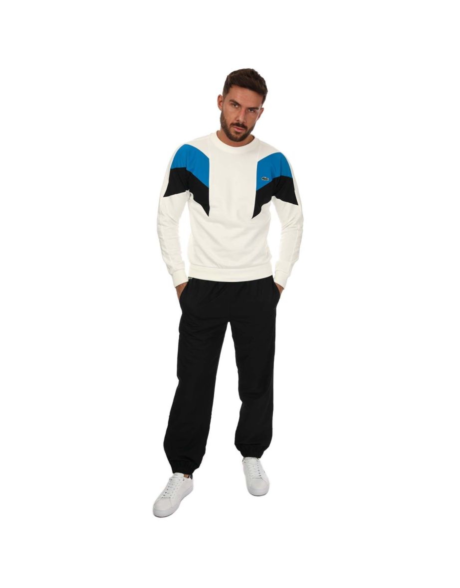 Pantaloni da tennis Lacoste SPORT Black Diamond Weave da uomo