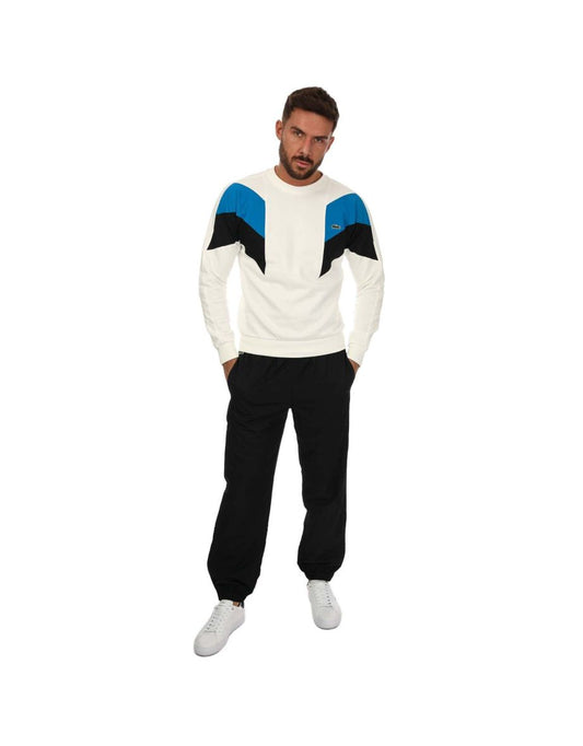 Pantaloni da tennis Lacoste SPORT Black Diamond Weave da uomo