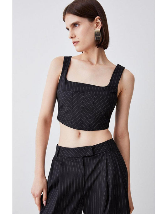 Top Bralette de listras