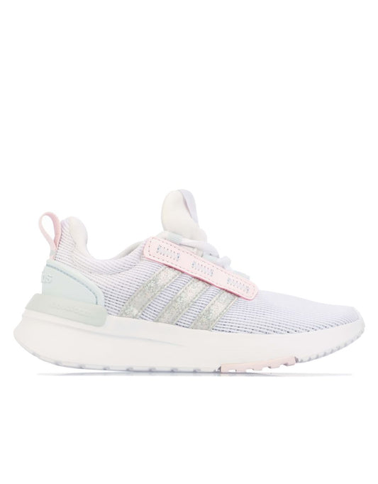 Tênis adidas Racer TR21 infantil para meninas, em branco