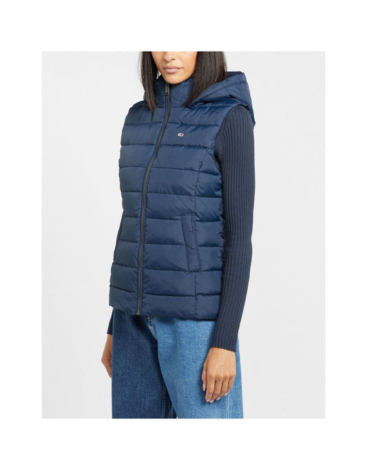 Gilet trapuntato blu da donna Tommy Hilfiger