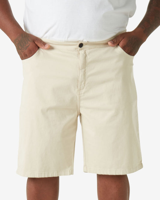 Men's Plus Size Khaki Denim Shorts Allman by Riachuelo