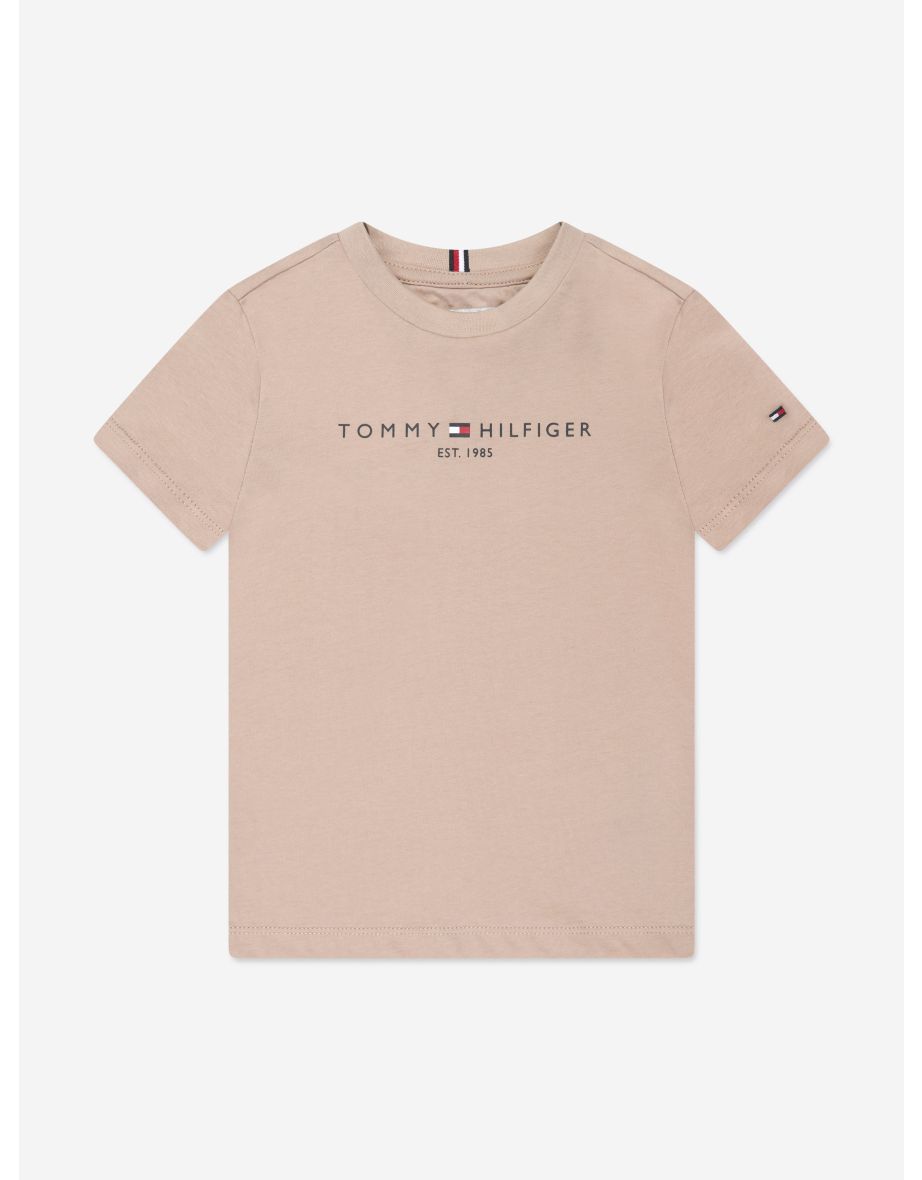 Camiseta Essential para niños en beige