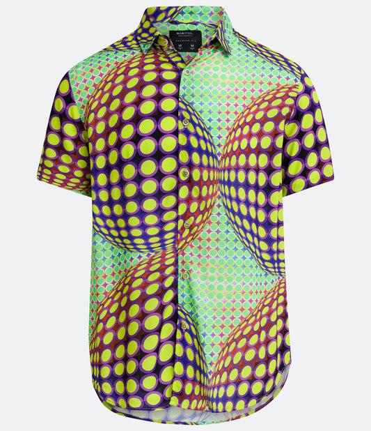 Camisa de viscose de ajuste regular com estampa Conceptual Snow White