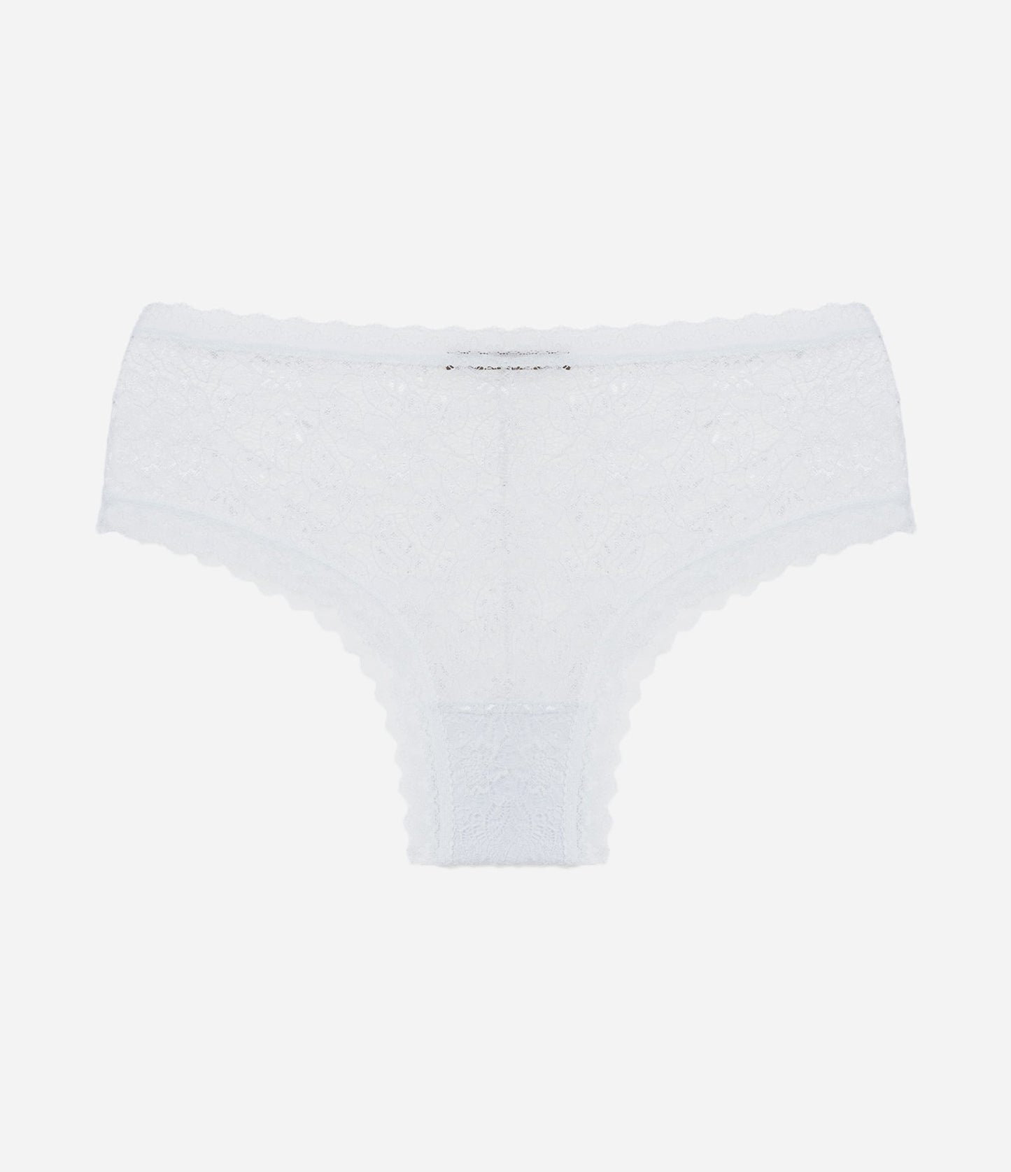 Mutandine Boyshort in pizzo bianco - Curve e taglie forti
