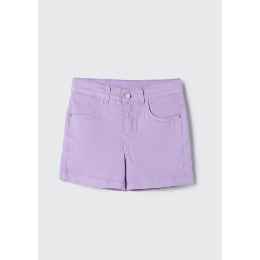 Pantaloncini da bambina in twill