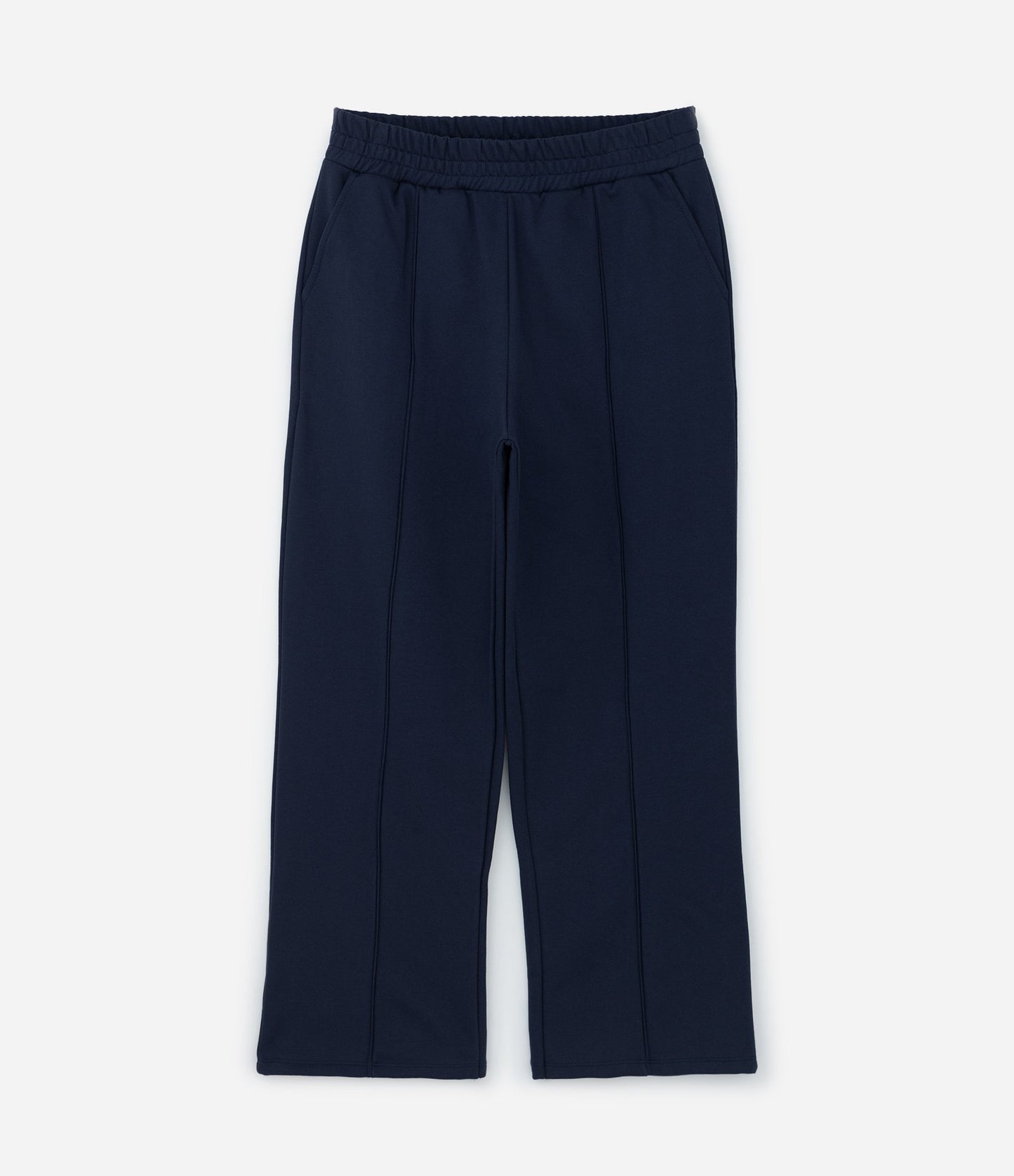 Pantaloni da ginnastica dritti in blu Curve e taglie forti