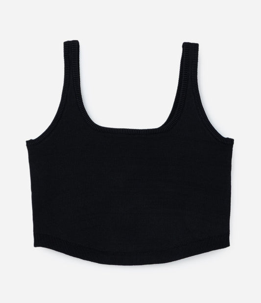 Camicetta in maglia nera Curve e taglie forti