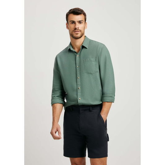 Pantalones cortos de carpintero rectos para hombre