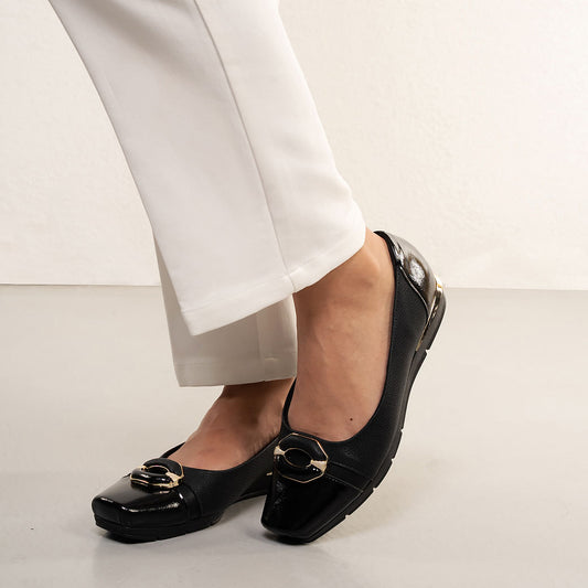 Sapatilhas de balé femininas Piccadilly com laço