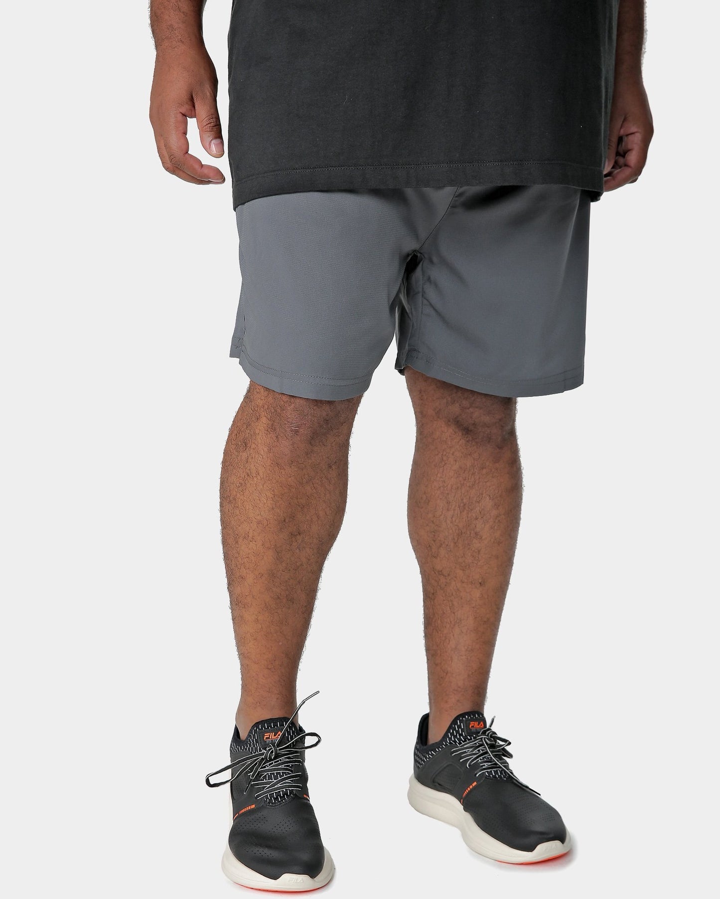 Pantaloncini sportivi da uomo Plus Size grigio antracite - Body Work by Riachuelo