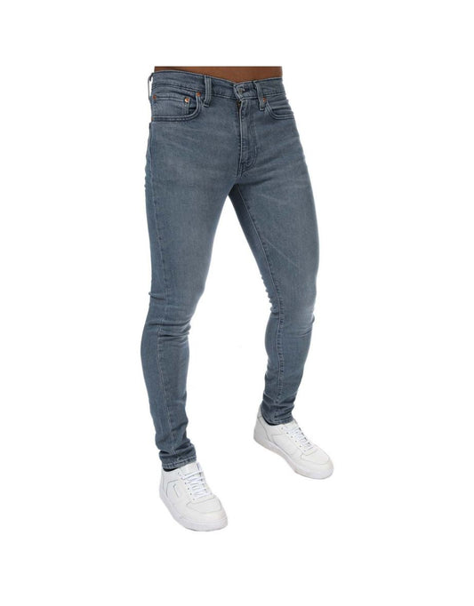 Jeans Levi's Skinny Tapered da uomo in blu nebbia marina