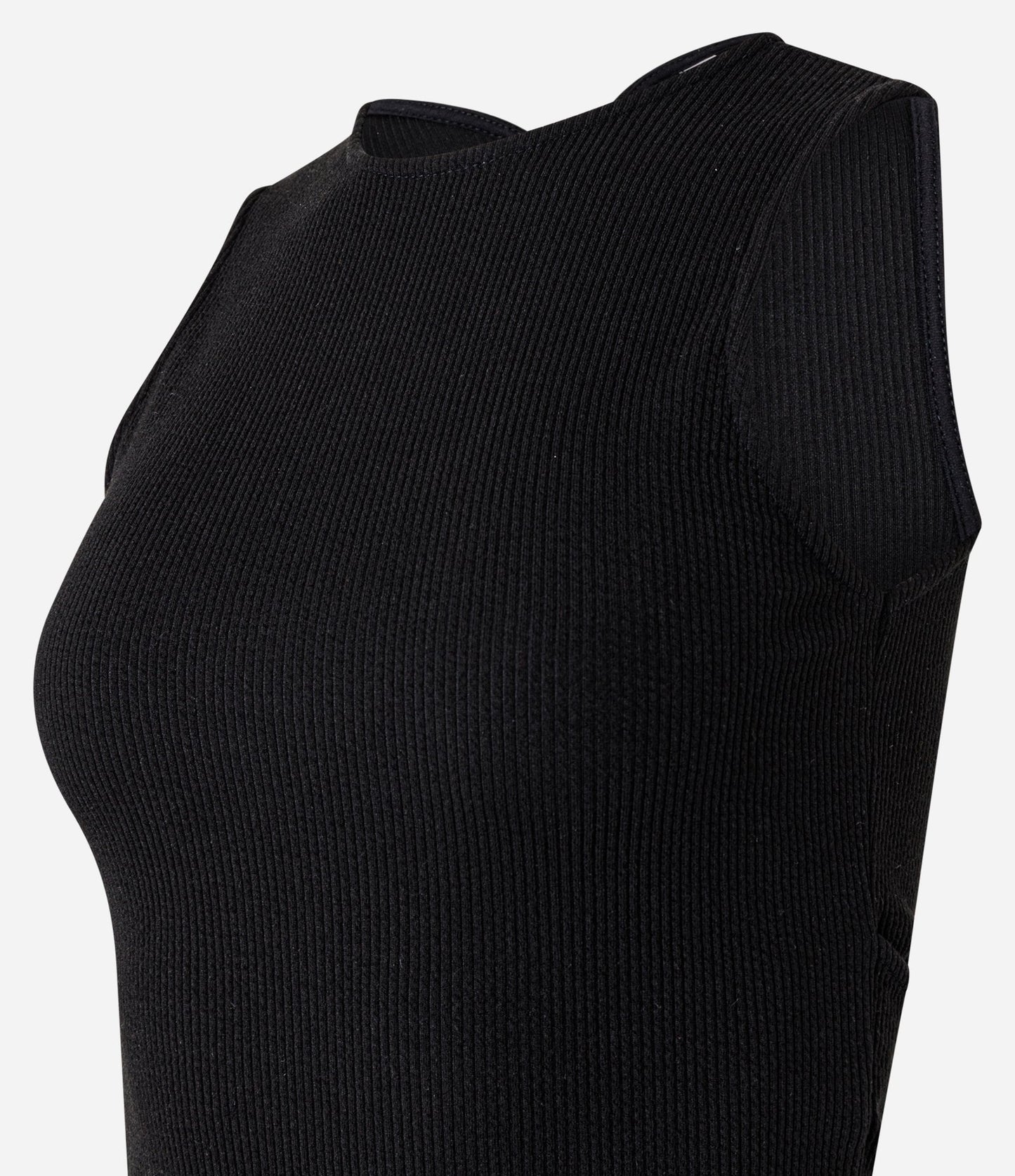 Blusa Preta Ana Ruga com Costas Abertas