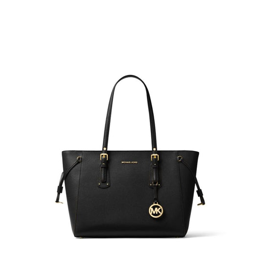 Bolsa elegante - Bolsa Voyager média de couro da Michael Kors