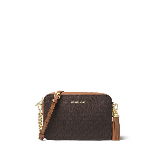 Bolsa de luxo Michael Kors Jet Set Logo Small Crossbody