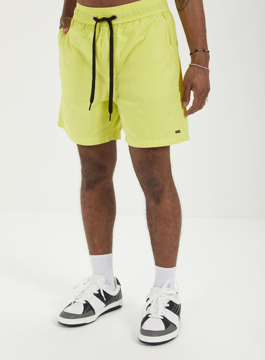 Shorts de sarja com cordão
