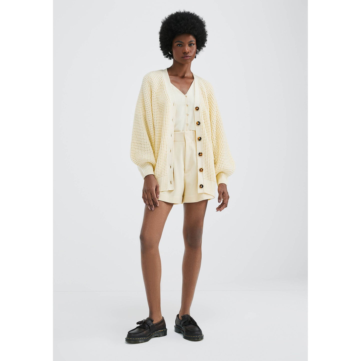 Chaqueta larga de punto texturizado para hombre