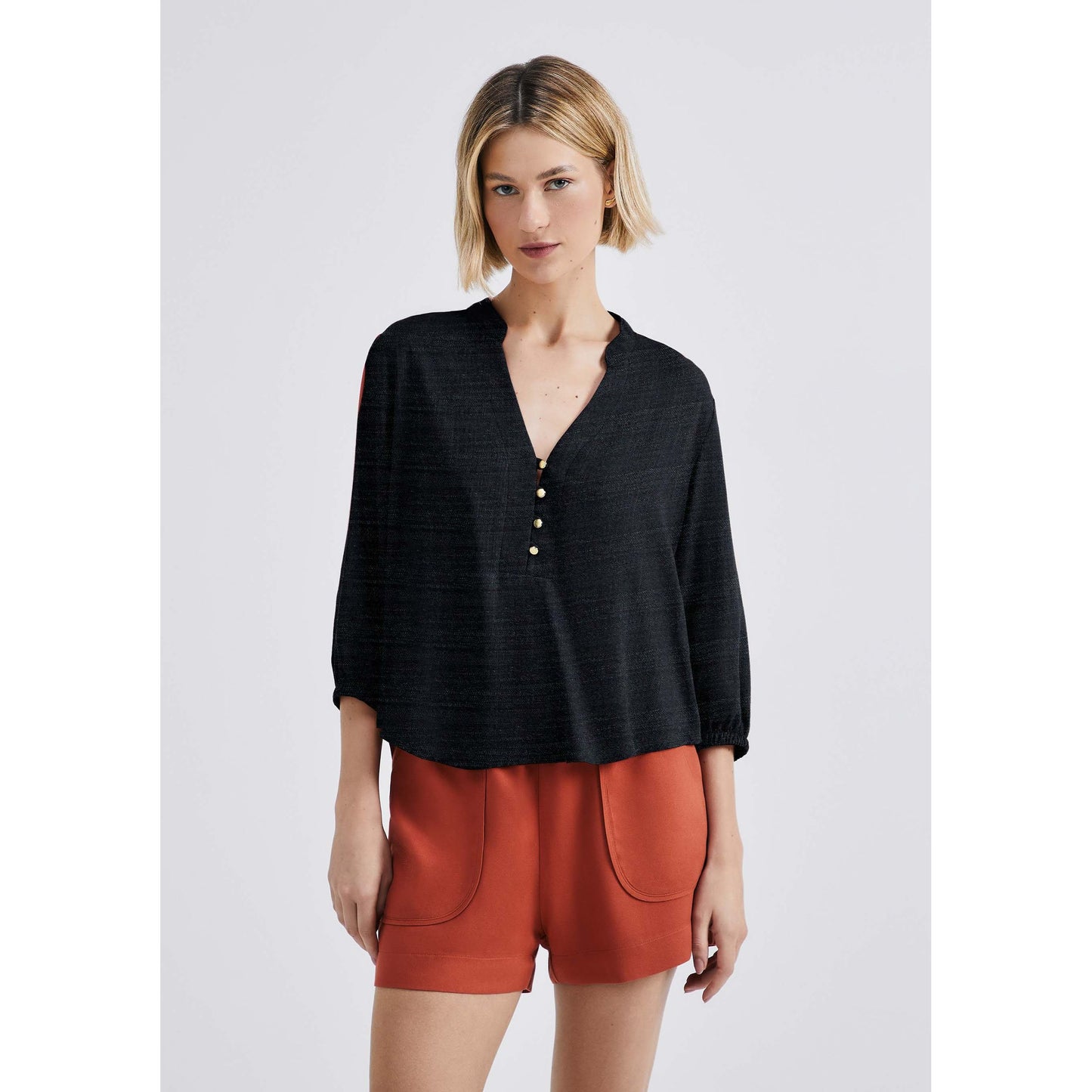 Top a maniche lunghe da uomo 7/8