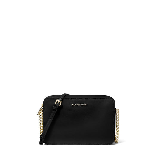 Borsa classica e raffinata - Jet Set Leather Crossbody di Michael Kors