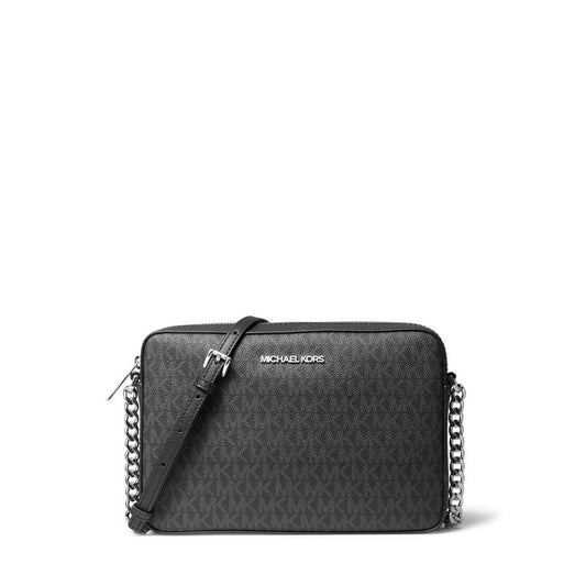 Bolsa Michael Kors Jet Set Medium Crossbody com logotipo