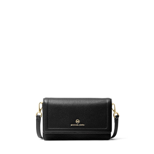Bolsa de luxo refinada - Bolsa pequena de couro Jet Set da Michael Kors
