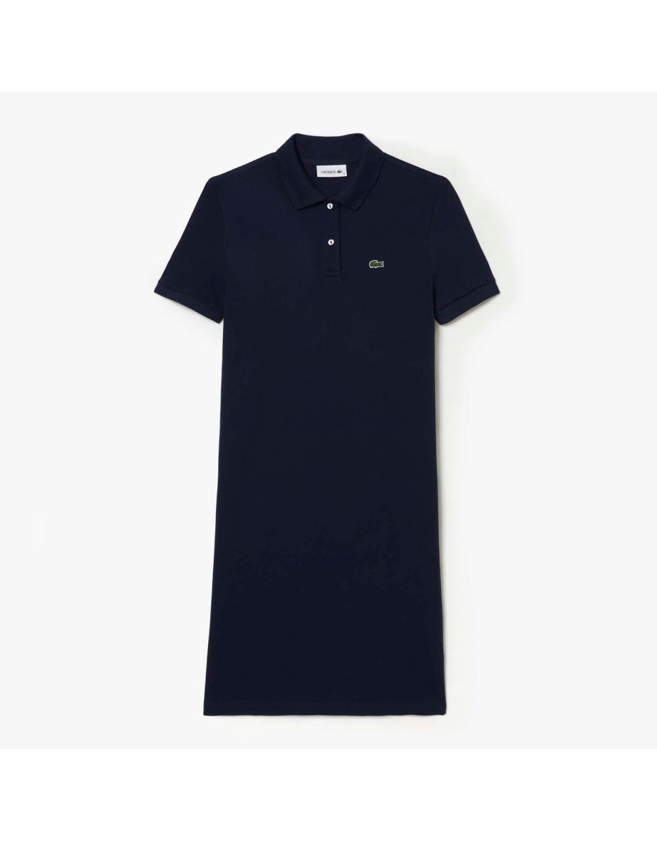 Vestido Polo Lacoste Soft Petit Piqué Feminino em Azul