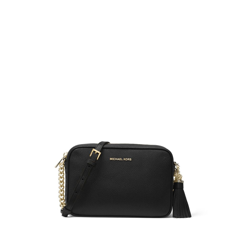 Bolsa de Luxo Elegante - Bolsa de Couro Pequena Jet Set Crossbody da Michael Kors